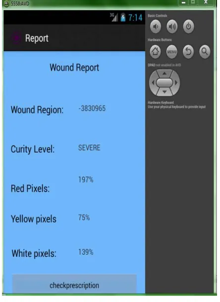 Fig. 9 (e) Wound Status 