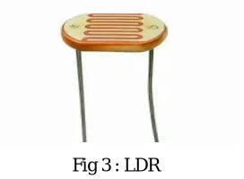 Fig 3 : LDR 