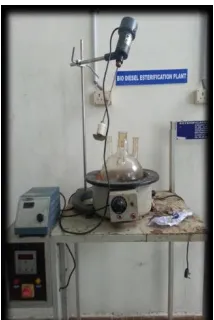 Fig 1 Esterification unit  separation flask                    fig 2 Gravity 3.2.3 Product purification:  