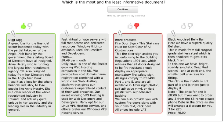 Figure 2: Screenshot of the MaxDiff questionnaire tool