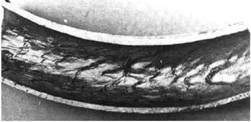 Figure 2-4 Particle erosion in pipe bend  