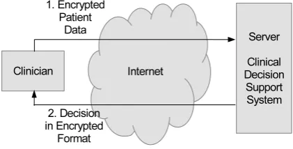 Fig. 1. The overview of a privacy-preserving clinical decision support system.