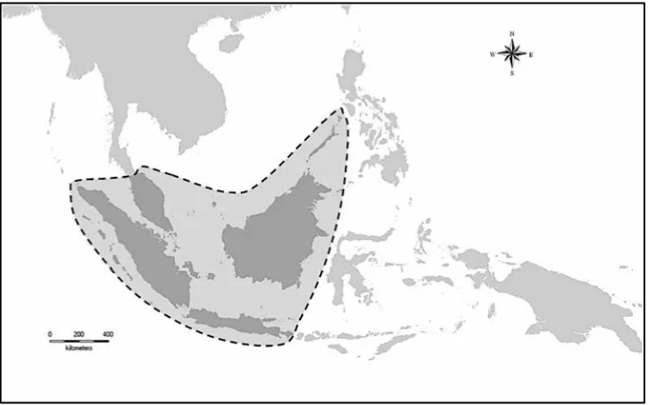Fig. 
  1.2 
  West 
  Malesia, 
  a 
  phytogeographic 
  area 
  comprised 
  of 
  Sumatra, 
  part 
  of 
  Southern 
  