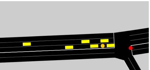 Figure 6.  A section of the Dublin area road network. This is about 3000 links and 600 traffic lights  