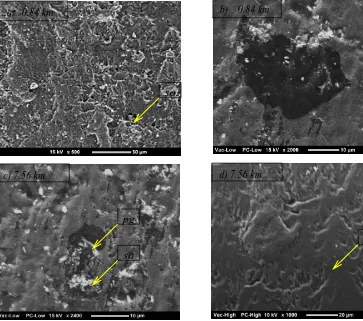 Figure 5.22: Micrographs of 3% graphite/ECs after adhesive testing—so = softening, fr = fracture, pg = patch of graphite, df = deformation  