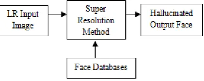 Figure 1:  Block schematic of face hallucination system  