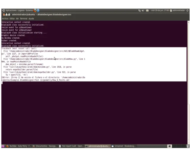 Figure 3.3 – Shell error when importing incorrectly named files