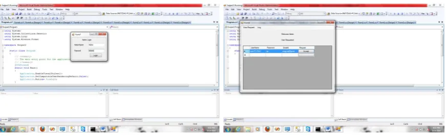 Figure 5.2 shows that register the user name, password, confirm password and email id