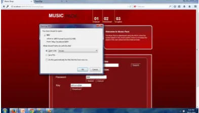 Fig 5.Upload Music File 