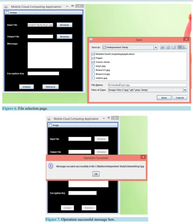 Figure 6. File selection page. 