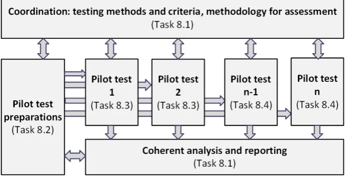 Figure 1: Workflow of WP8 