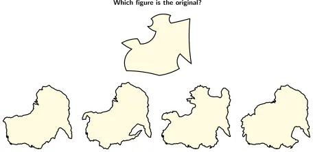 Figure 13: Sample of shapes (China outline) provided in user test.Columns show curvy, regular, ﬂat, and straight schematization
