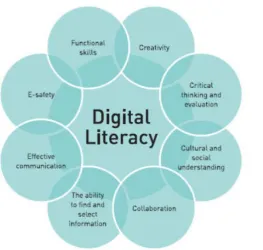 Figure 1. Digital literacies across the curriculum 