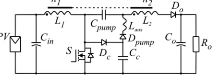 Fig. 5. Four cell interleaved boost converter 