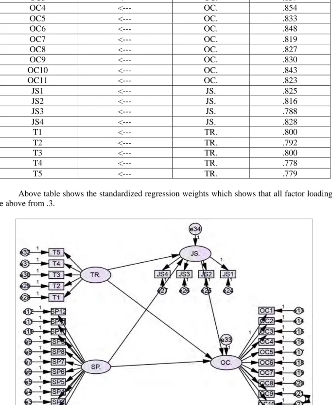 Figure 3: Structural Equational Model 