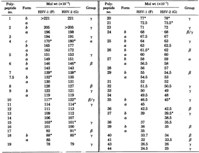 TABLE 1.Mol Electrophoretic wt (x10-3)