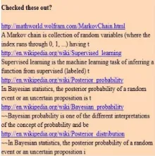 Figure 3: Top 5 relevant results which are recommended to user ’B’