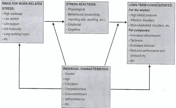 Figure 5: Model of Causes and Consequences of Work-related Stress 