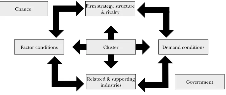 Figure 16.1:  Porter’s ‘Diamond’ Framework: Microeconomic Business Environment
