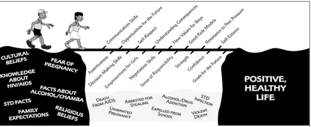 Figure 1.2: Behaviour Change Model   Source: Peace Corps (2000) 