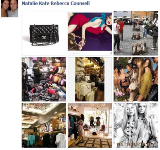 Figure 2.6 shows a selection of the images that were uploaded to the Facebook  group as a means of explaining the research project to the group members and  providing examples of counterfeit products