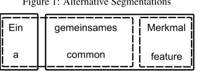 Figure 1: Alternative Segmentations