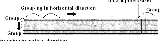 Fig 2. Normalization Pattern of Iris  
