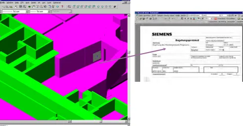 Fig. 10 Documents linked with the corresponding building object