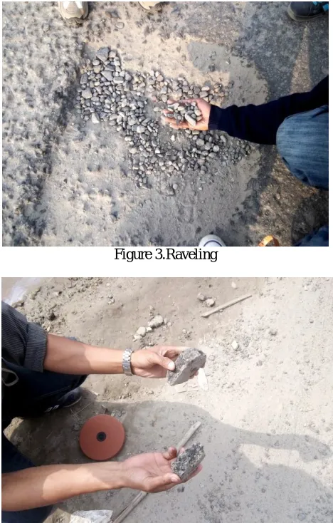 Figure 3.Raveling 
