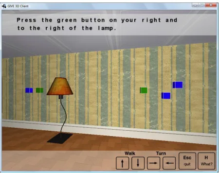 Figure 3: Referring to a button using a landmark.