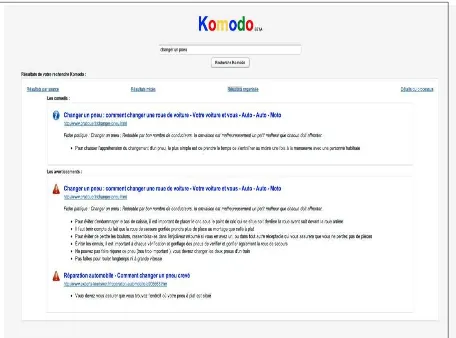 Figure 2: Screenshot of Komodo (experimental)