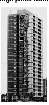 Figure 1  The failed Ronan Point Building 