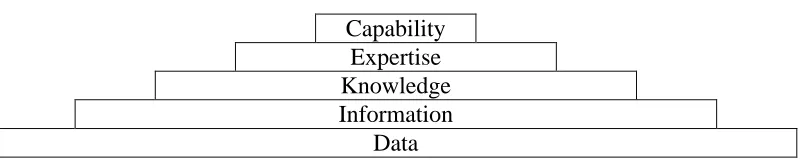 Figure 2.2. Knowledge Hierarchy  