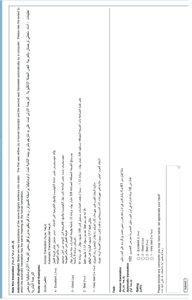 Figure 3: Example HIT as seen by Turkers