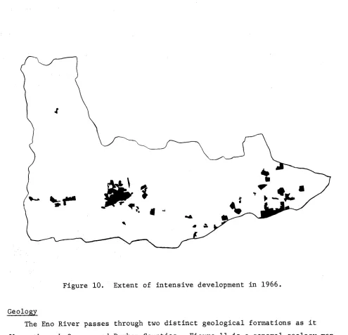 Figure 10. Extent of i n t e n s i v e  development i n  1966. 