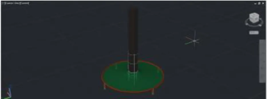 Fig. 4 shows the Engergy2D program design where the 3 fans shows the predicted air flow speed and energy generated 