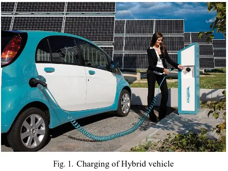 Fig. 1. Charging of Hybrid vehicle 
