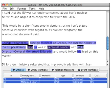 Figure 5: This table maps the type and subtype of ACE events to our types and subtypes of social events