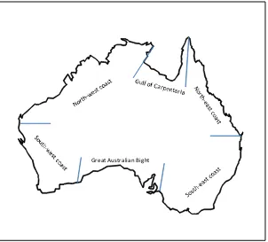 Figure 3: OzCoast regions (after OzCoasts 2012) 