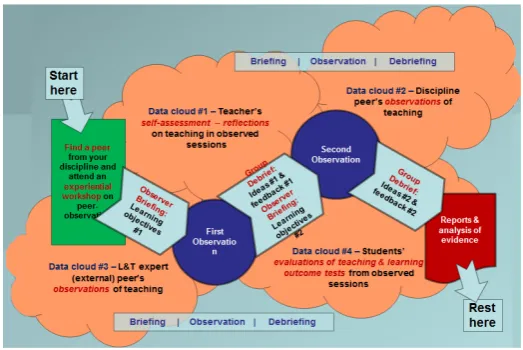 Figure 2. The Processes in the PRO-Teaching Project. 
