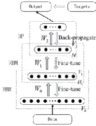 Fig. 1.  The structure of a DBN. 