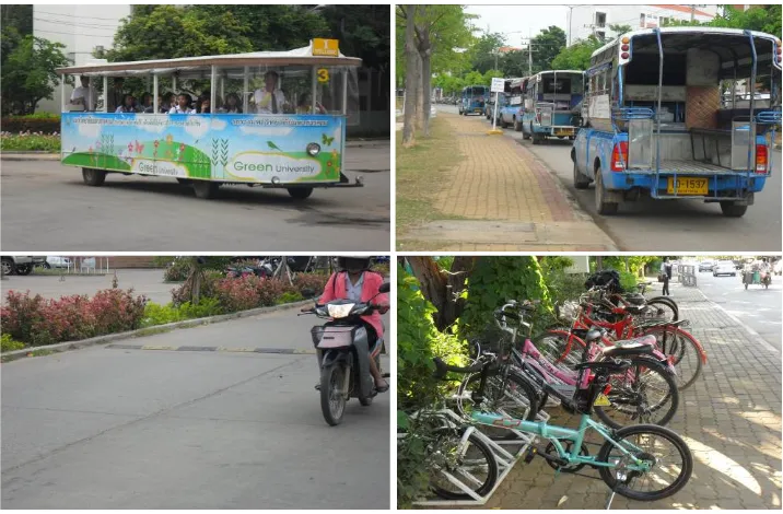 Figure 8: Pictures of common modes of transportation using in MSU 