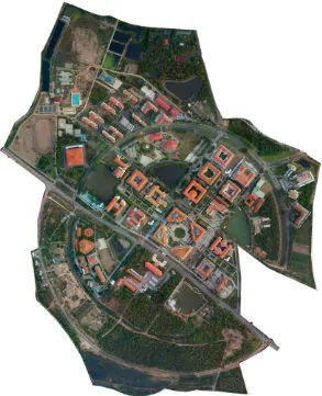 Figure 9: Overall of MSU on implementing Green University in Kamrieang Campus. Source: Aerial Photogrametry by Assitant Professor Dr