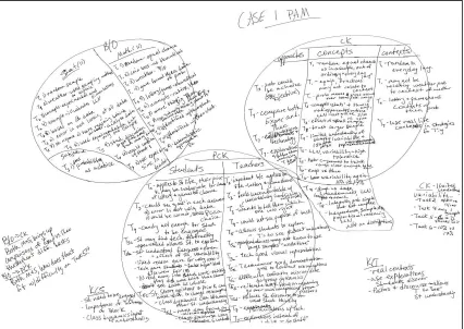Figure 18. Diagram of Pam‘s Within Case Analysis 
