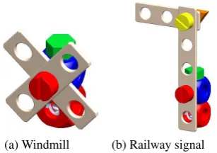 Figure 3: Target objects for the experiment