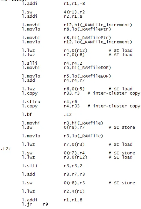 Figure 3-22: WriteOut function from Puwmod01 