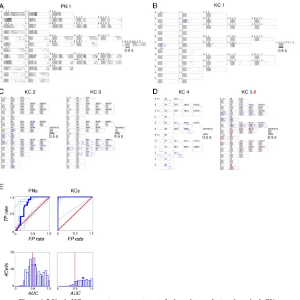 Figure 1-5 Single KCs segment components out of odor mixtures better than single PNs. 