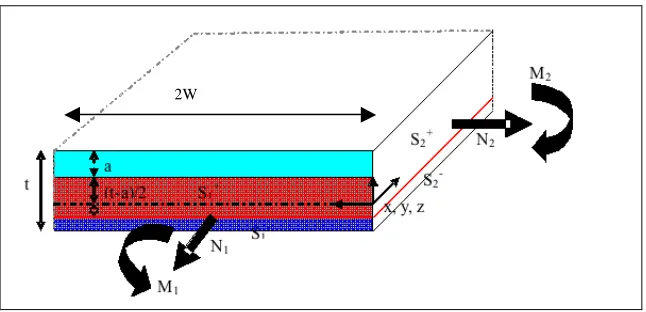 Figure 1 – Geometry used to define the Edge Cracked Plate 