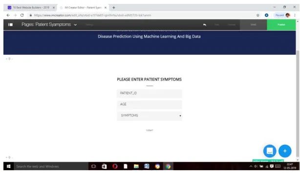Fig 5: Input through GUI 