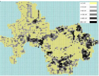 Figure 1.2 Electric load distribution of Madison, WI 